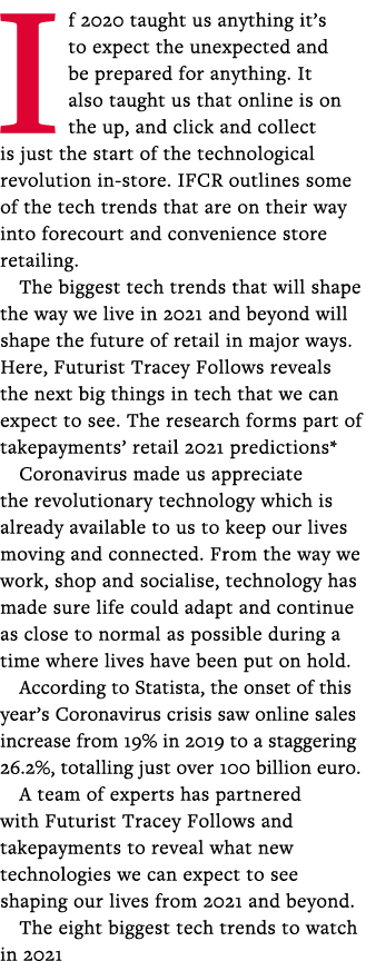 If 2020 taught us anything it s to expect the unexpected and be prepared for anything  It also taught us that online    