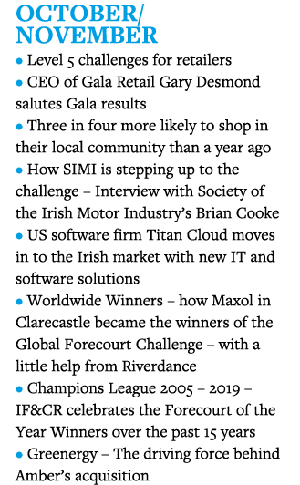 October November   Level 5 challenges for retailers   CEO of Gala Retail Gary Desmond salutes Gala results   Three in   