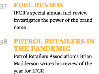 37 Fuel Review  IFCR s special annual fuel review investigates the power of the brand name 58 Petrol retailers in the   