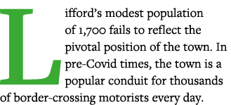 Lifford s modest population of 1,700 fails to reflect the pivotal position of the town  In pre-Covid times, the town    