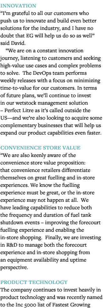 Innovation  I m grateful to all our customers who push us to innovate and build even better solutions for the industr   