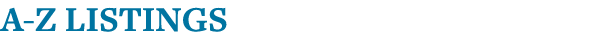 A-Z Listings