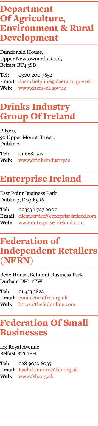 Department Of Agriculture, Environment & Rural Development Dundonald House, Upper Newtownards Road, Belfast BT4 3SB T   