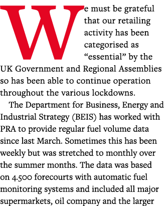 We must be grateful that our retailing activity has been categorised as  essential  by the UK Government and Regional   