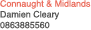 Connaught & Midlands Damien Cleary 0863885560 