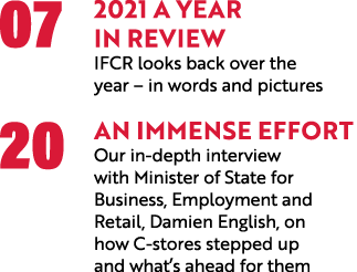 07 2021 a year  in review IFCR looks back over the year   in words and pictures 20 An immense effort Our in-depth int   