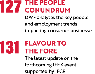 127 The people  conundrum DWF analyses the key people and employment trends impacting consumer businesses 131 FLAVOUR   