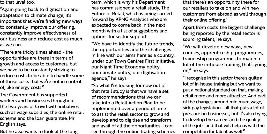 to that level too   Again going back to digitisation and adaptation to climate change, it s important that we re find   