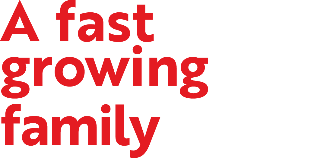 A fast growing family