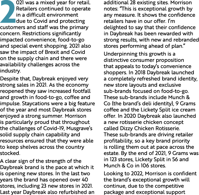 2021 was a mixed year for retail  Retailers continued to operate in a difficult environment due to Covid and protecti   