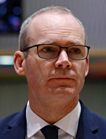 Brussels, Belgium. 19th November 2018. Ireland's Foreign and Trade Minister Simon Coveney attends an EU's General Affairs Council. 