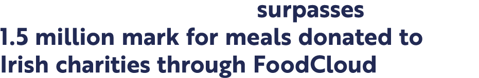 Musgrave MarketPlace surpasses 1.5 million mark for meals donated to Irish charities through FoodCloud 