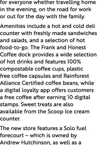 for everyone whether travelling home in the evening, on the road for work or out for the day with the family. Ameniti...