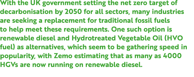 With the UK government setting the net zero target of decarbonisation by 2050 for all sectors, many industries are se...