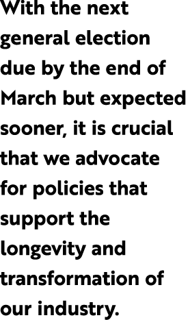 With the next general election due by the end of March but expected sooner, it is crucial that we advocate for polici...