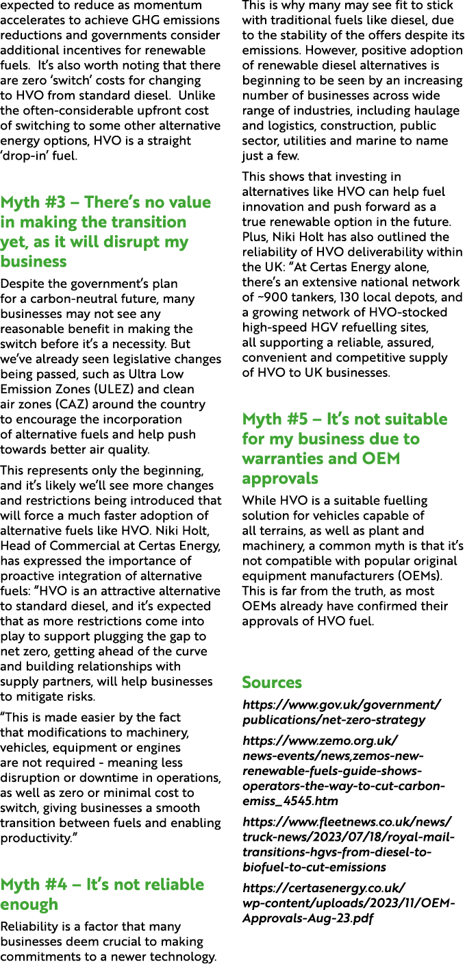 expected to reduce as momentum accelerates to achieve GHG emissions reductions and governments consider additional in...