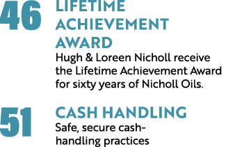 46 Lifetime Achievement Award Hugh & Loreen Nicholl receive the Lifetime Achievement Award for sixty years of Nicholl...