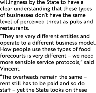 willingness by the State to have a clear understanding that these types of businesses don t have the same level of pe   