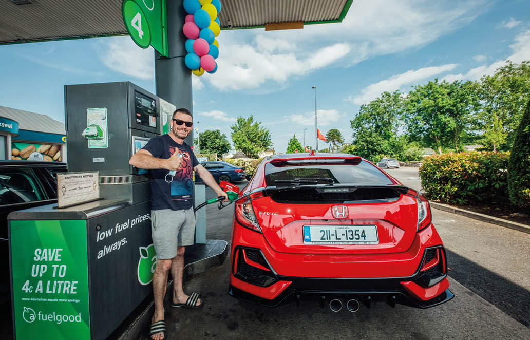 Evan Meade pictured at Applegreen , Patrickswell on Saturday  Pic  Brian Arthur 