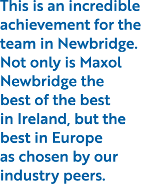 This is an incredible achievement for the team in Newbridge  Not only is Maxol Newbridge the best of the best in Irel   