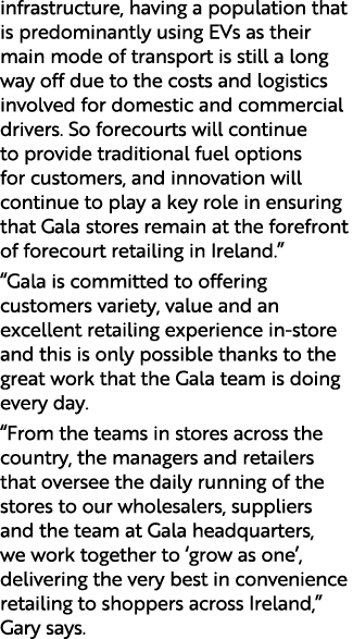 infrastructure, having a population that is predominantly using EVs as their main mode of transport is still a long w   