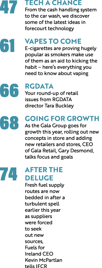47 Tech a chance From the cash handling system to the car wash, we discover some of the latest ideas in forecourt tec   