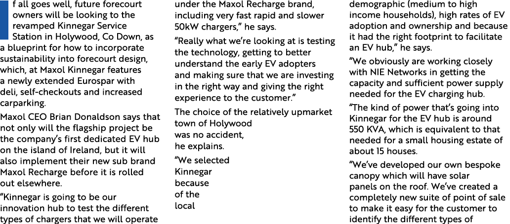 If all goes well, future forecourt owners will be looking to the revamped Kinnegar Service Station in Holywood, Co Do   