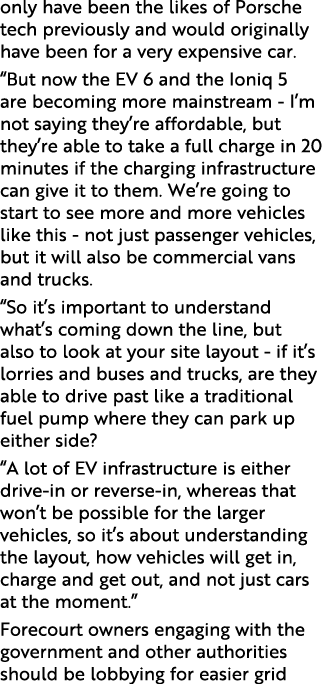 only have been the likes of Porsche tech previously and would originally have been for a very expensive car   But now   