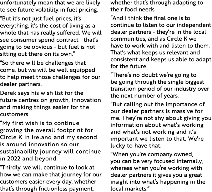 unfortunately mean that we are likely to see future volatility in fuel pricing   But it s not just fuel prices, it s    