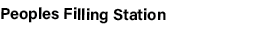 Peoples Filling Station