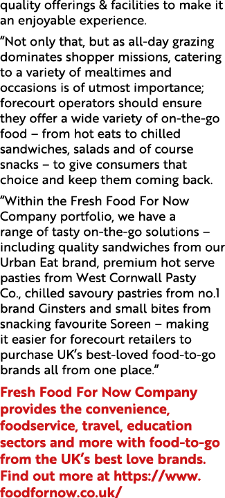quality offerings & facilities to make it an enjoyable experience. “Not only that, but as all day grazing dominates s...