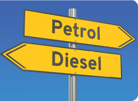 petrol or diesel concept, 3D rendering