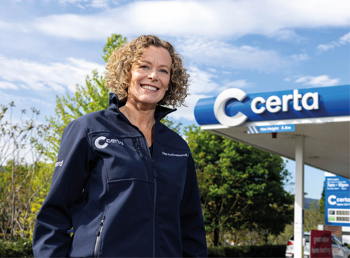 Fuel supplier, Certa, which is part of DCC plc, has announced the appointment of Orla Stevens as its new Managing Director, pictured at the Certa forecourt in Dundrum. Photo Credit: Sean Brosnan Photography. NO FEE APPLIES