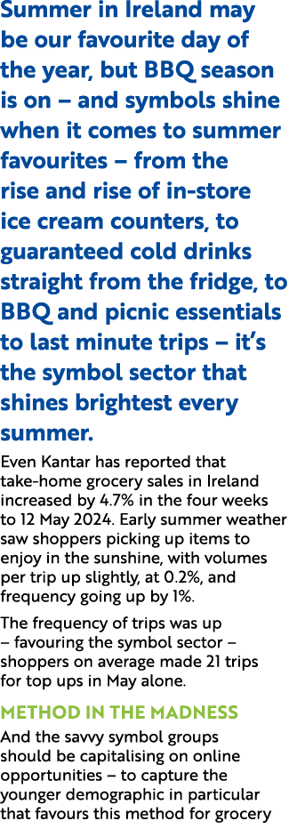 Summer in Ireland may be our favourite day of the year, but BBQ season is on – and symbols shine when it comes to sum...