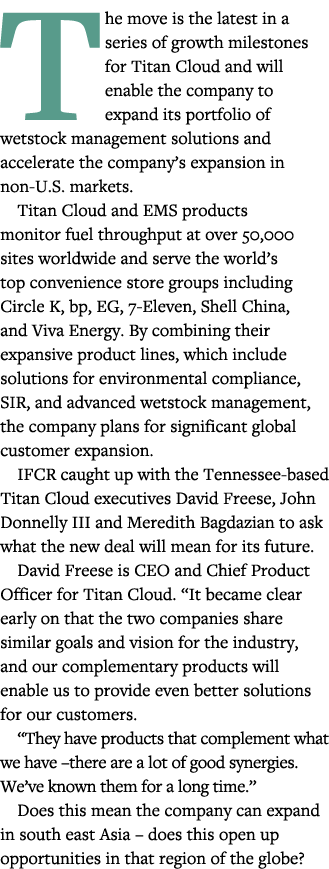 The move is the latest in a series of growth milestones for Titan Cloud and will enable the company to expand its por   