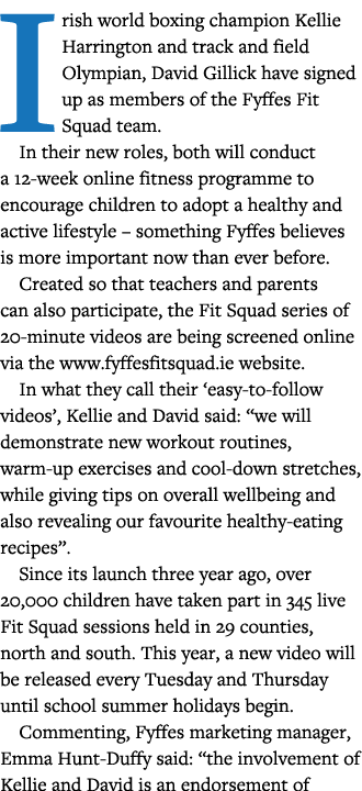 Irish world boxing champion Kellie Harrington and track and field Olympian, David Gillick have signed up as members o   