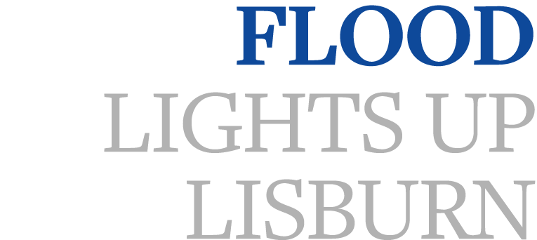 Flood Lights Up Lisburn