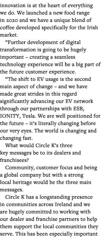 innovation is at the heart of everything we do  We launched a new food range in 2020 and we have a unique blend of co   