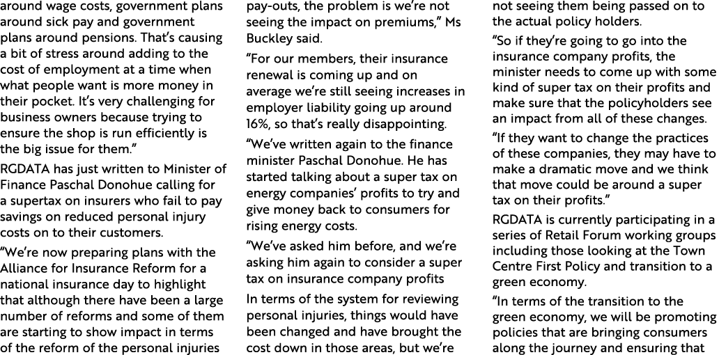 around wage costs, government plans around sick pay and government plans around pensions  That s causing a bit of str   