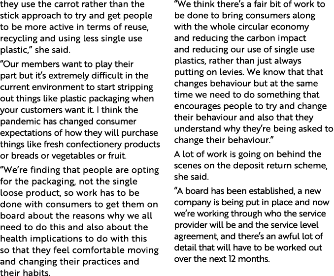 they use the carrot rather than the stick approach to try and get people to be more active in terms of reuse, recycli   