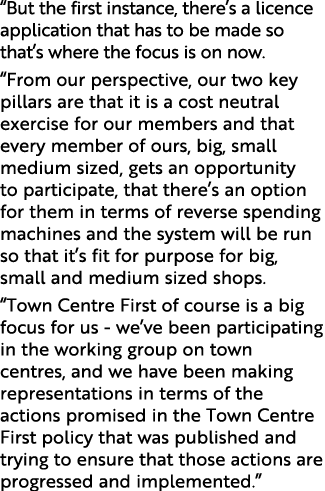  But the first instance, there s a licence application that has to be made so that s where the focus is on now   From   