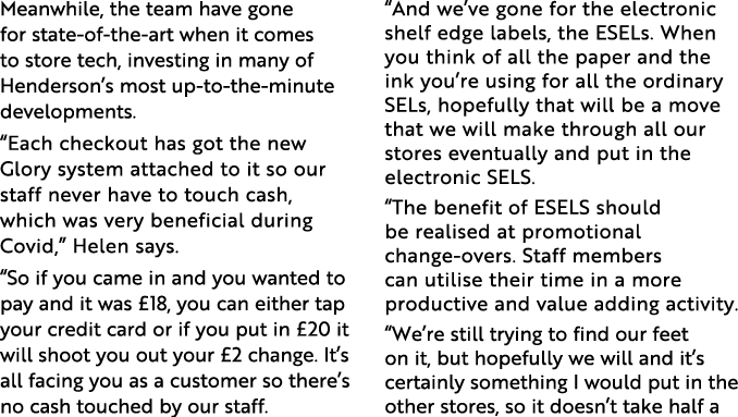 Meanwhile, the team have gone for state-of-the-art when it comes to store tech, investing in many of Henderson s most   