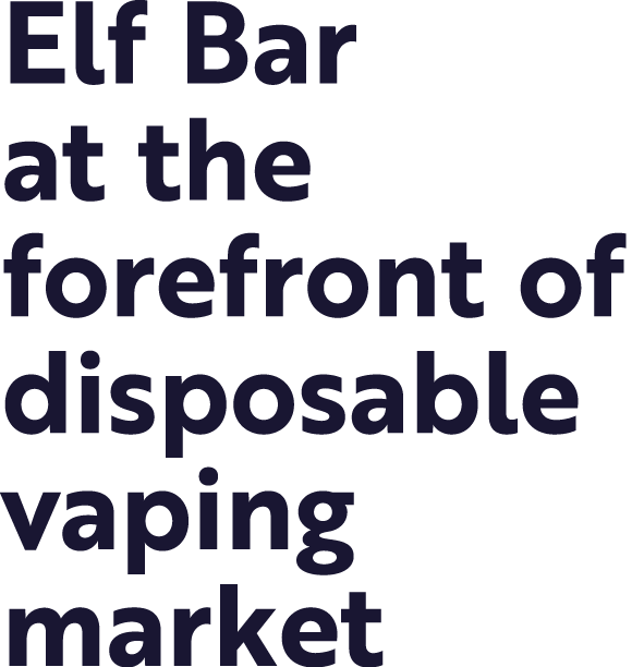 Elf Bar at the forefront of disposable vaping market