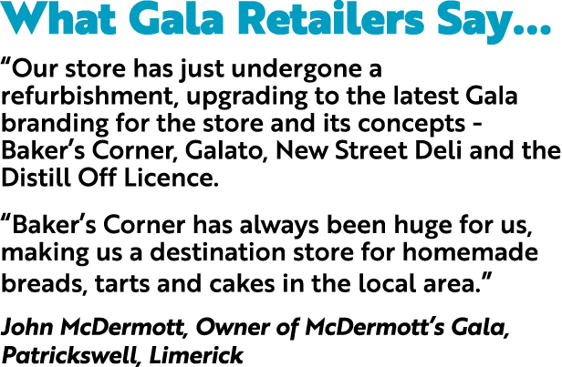 What Gala Retailers Say   Our store has just undergone a refurbishment, upgrading to the latest Gala branding for the   