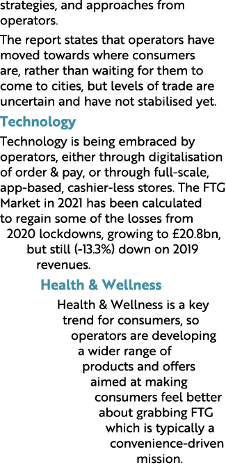 strategies, and approaches from operators. The report states that operators have moved towards where consumers are, r...