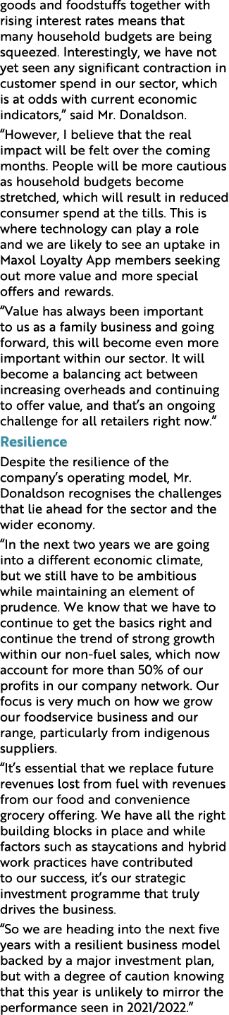 goods and foodstuffs together with rising interest rates means that many household budgets are being squeezed. Intere...