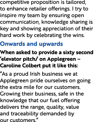 competitive proposition is tailored, to enhance retailer offerings. I try to inspire my team by ensuring open communi...