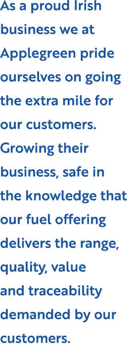 As a proud Irish business we at Applegreen pride ourselves on going the extra mile for our customers. Growing their b...
