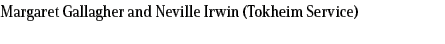 Margaret Gallagher and Neville Irwin (Tokheim Service)