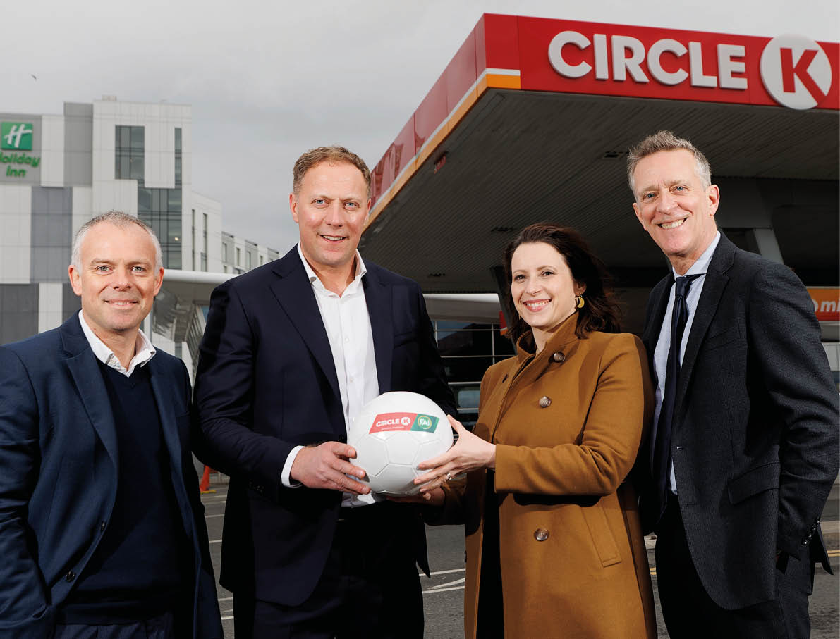 Gordon Lawlor, Managing Director at Circle K and Jonathan Hill, Chief Executive Officer at The Football Association of Ireland 